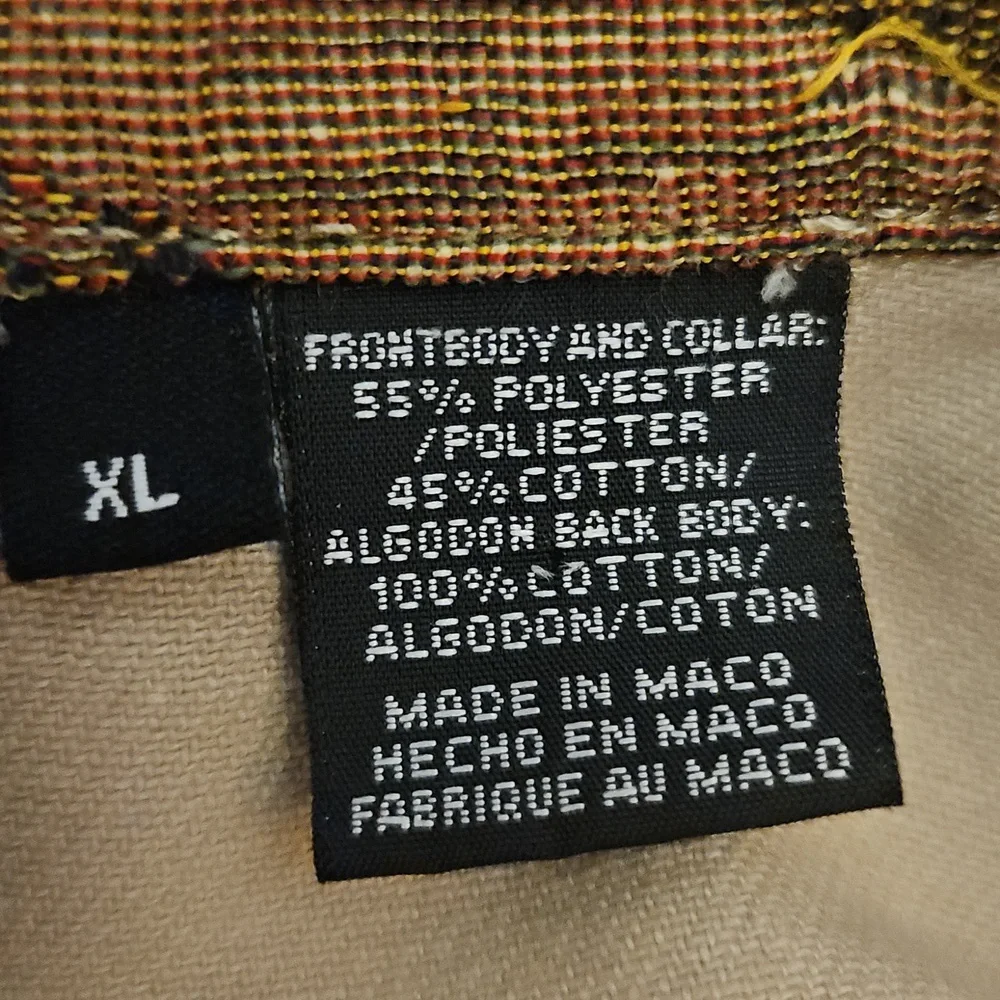 Vtg SADDLE RIDGE 1980s Western Equestrian Horse Tapestry Zipper Vest - Picture 10 of 11